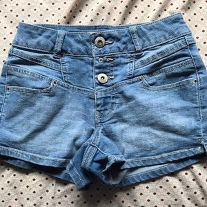Denim shorts